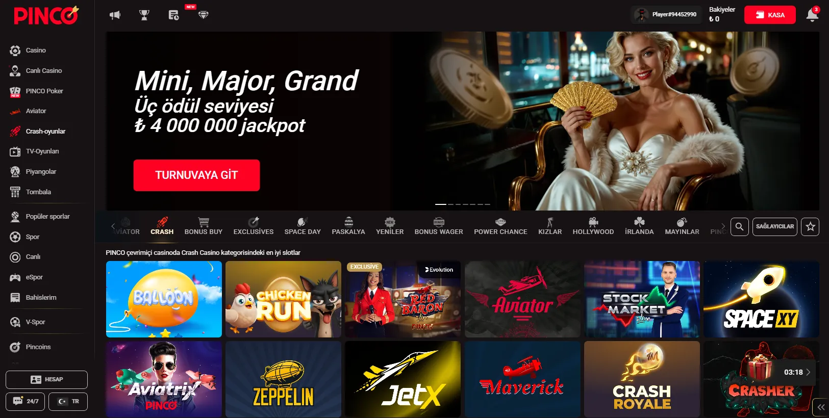 Aviator ve Plinko - deneyimsiz ve hızlı çekimli kumar Pinco Sports